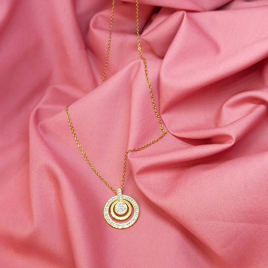 Jupiter gold necklace